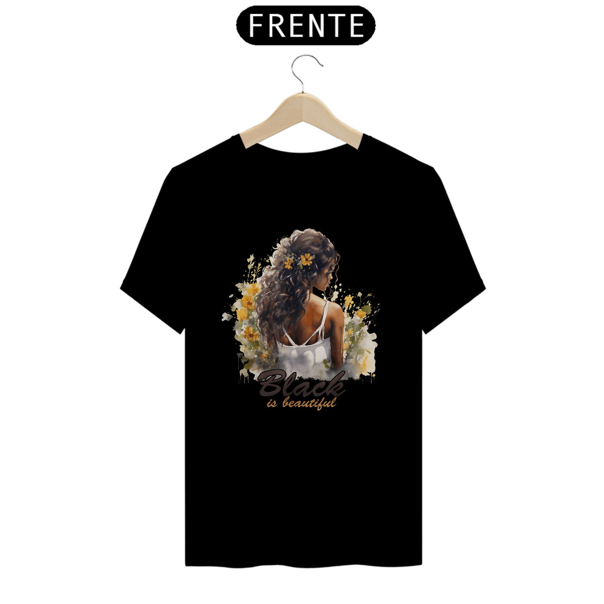 Nome do produto: Camiseta Black is Beautiful