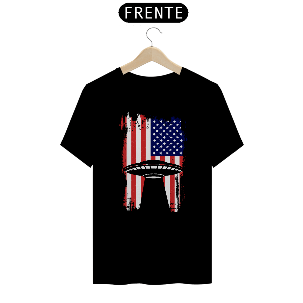Nome do produto: Camiseta EUA UFO