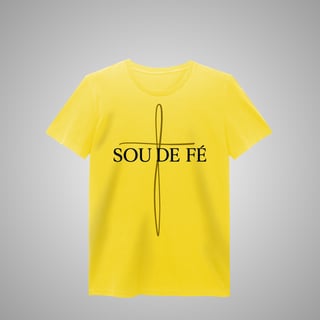 Nome do produtoSou de Fé - Estonada Feminina