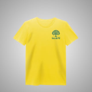 Nome do produtoSou de Fé - Camiseta Estonada Feminina 