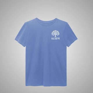 Nome do produtoSou de Fé - Camiseta Estonada Masculina 