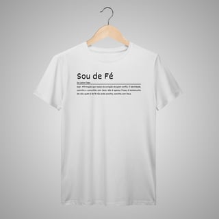 Nome do produtoSou de Fé - Camiseta Masculina