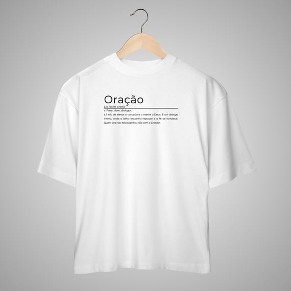 Oração - Camiseta Oversized - Significados
