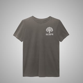 Nome do produtoSou de Fé - Camiseta Estonada Masculina 