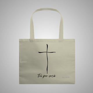 Nome do produtoFoi por Você - Ecobag