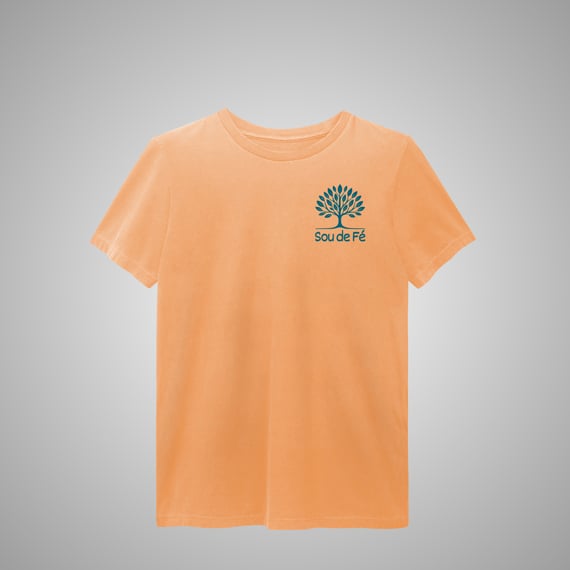 Sou de Fé - Camiseta Estonada Masculina 