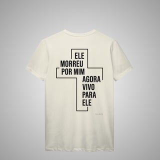 Nome do produtoMorreu por mim - Masculina costas