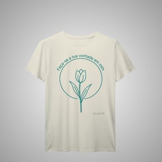 Nome do produtoFaça-se a Tua Vontade em Mim - Camiseta masculina