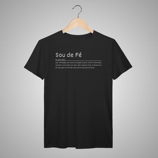 Nome do produtoSou de Fé - Camiseta Masculina