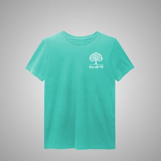 Nome do produtoSou de Fé - Camiseta Estonada Masculina 