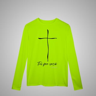 Nome do produtoFoi por Você  - Camisa Manga Longa Sport Dry UV