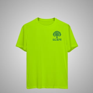 Nome do produtoSou de Fé - Camiseta Masculina Sport Dry UV 