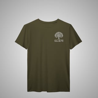 Nome do produtoSou de Fé - Camiseta Masculina 