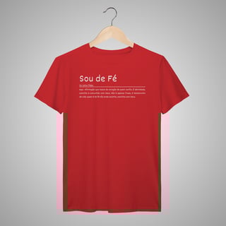 Nome do produtoSou de Fé - Camiseta Masculina