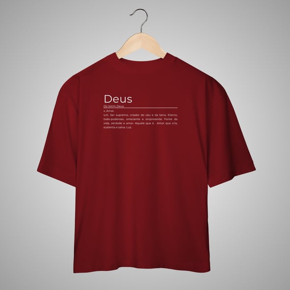 Deus - Camisa Oversized - Significados