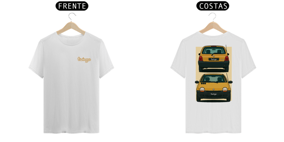 Twingo Fase 1 Amarelo - Frente e Costas