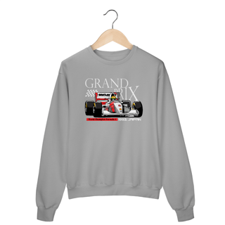 Nome do produtoMoletom Grand Prix Senna - Basico Preto
