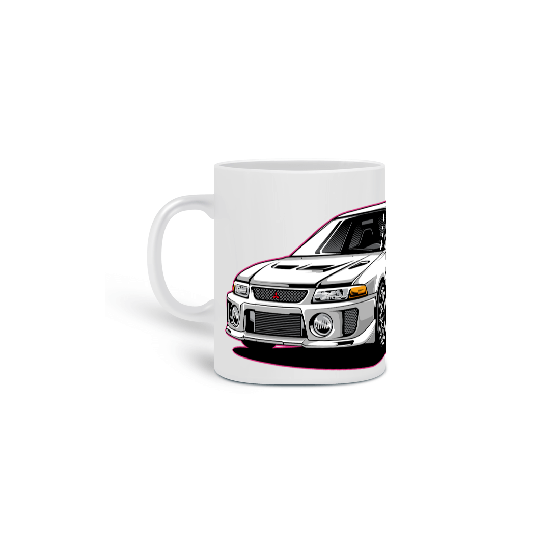 Nome do produto: Caneca Mitsubishi Lancer EVO V