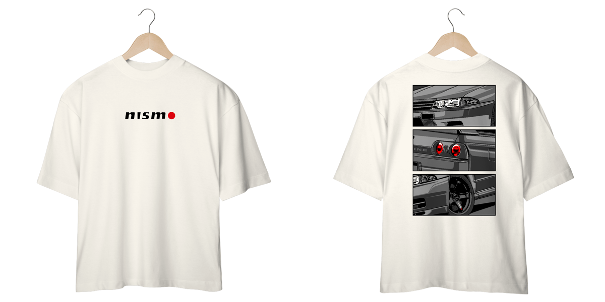 Nome do produto: Nismo Oversized - Frente e Costas