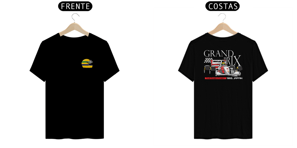 Nome do produto: Grand Prix - Frente e Costas Preto