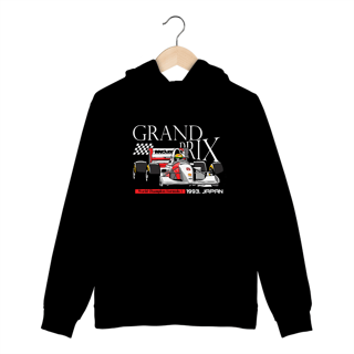 Moletom Grand Prix Senna - Preto