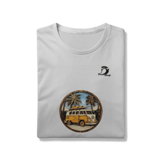 Nome do produto Camiseta manga curta masculino Dream Surf frente e costas