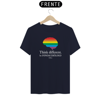 Nome do produto Camiseta THINK DIFFERENT - Cores Escuras - Unissex