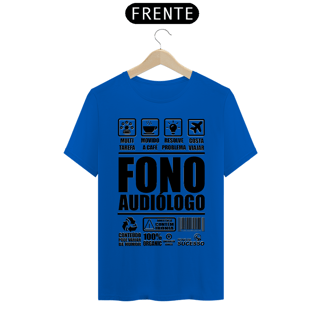 Nome do produto Camiseta Fonoaudiologo FONOINSTRUCTIONS - Unissex - Cores Claras