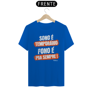 Nome do produto Camiseta FONO > SONO - Unissex - Cores Escuras