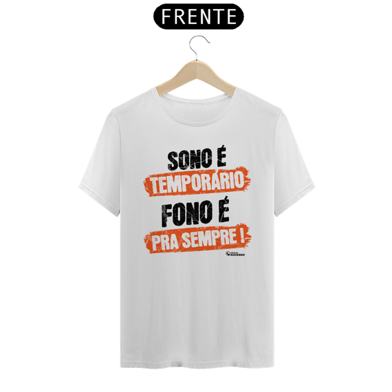Camiseta FONO > SONO - Unissex - Cores Claras