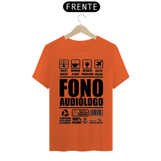 Nome do produto Camiseta Fonoaudiologo FONOINSTRUCTIONS - Unissex - Cores Claras