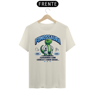 Nome do produto Camiseta FONOSSAURA - Unissex - Cores Escuras
