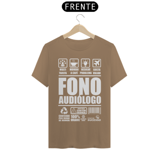 Nome do produto Camiseta Fonoaudiologia FONOINSTRUCTIONS - Unissex - Cores Escuras