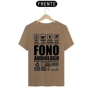 Nome do produto Camiseta Fonoaudiologo FONOINSTRUCTIONS - Unissex - Cores Claras