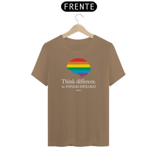Nome do produto Camiseta THINK DIFFERENT - Cores Escuras - Unissex