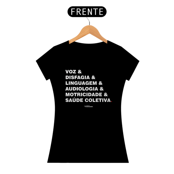 Camiseta ESPECIALIDADES - Feminina - Cores Escuras