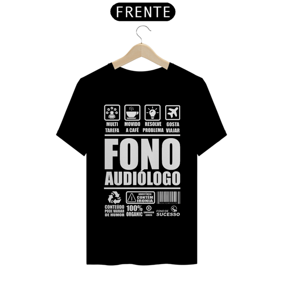 Camiseta Fonoaudiologia FONOINSTRUCTIONS - Unissex - Cores Escuras