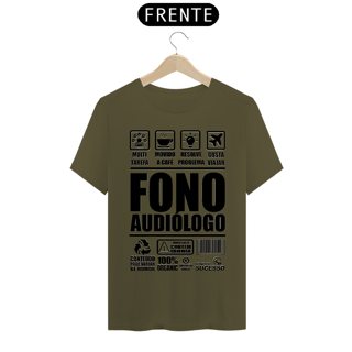 Nome do produto Camiseta Fonoaudiologo FONOINSTRUCTIONS - Unissex - Cores Claras