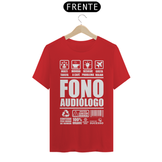 Nome do produto Camiseta Fonoaudiologia FONOINSTRUCTIONS - Unissex - Cores Escuras
