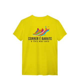 Nome do produto T-Shirt - Correr é barato, o tênis nem tanto
