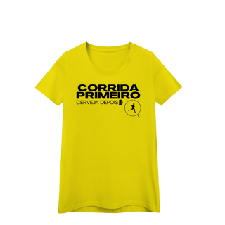 Nome do produto Baby Look - Corrida primeiro, cerveja depois