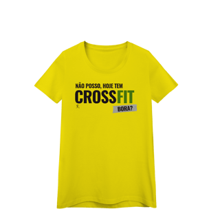 Nome do produto Baby Look - Não posso, hoje tem Crossfit