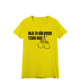 Nome do produto Baby Look - Hoje eu não posso, tenho boxe