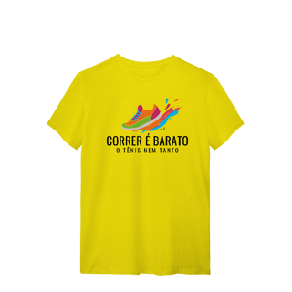 Nome do produto T-Shirt - Correr é barato, o tênis nem tanto