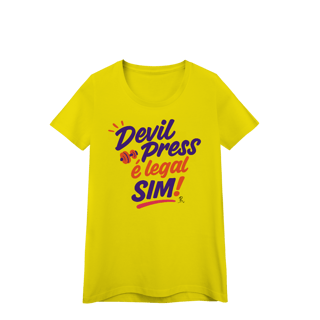 Nome do produto Baby Look - Devil Press é legal SIM!