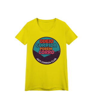 Nome do produto Baby Look – Odeio Corrida, Porém Corro