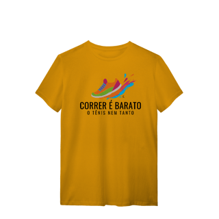 Nome do produto T-Shirt - Correr é barato, o tênis nem tanto