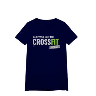 Nome do produto Baby Look - Não posso, hoje tem Crossfit