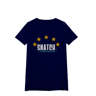 Nome do produto Baby Look - Snatch é melhor que clean