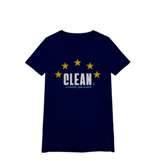 Nome do produto Baby Look - Clean é melhor que Snatch